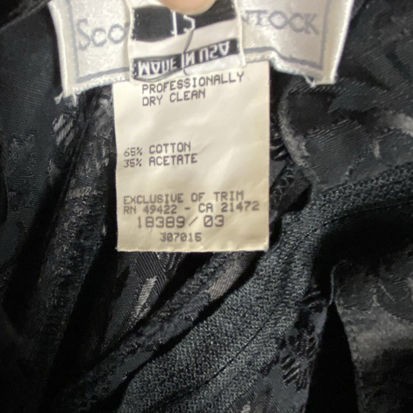 Vintage Black Velvet Off The Shoulder Dress 12 Party Whimsigoth Witchy Goth Prom - Picture 7 of 9